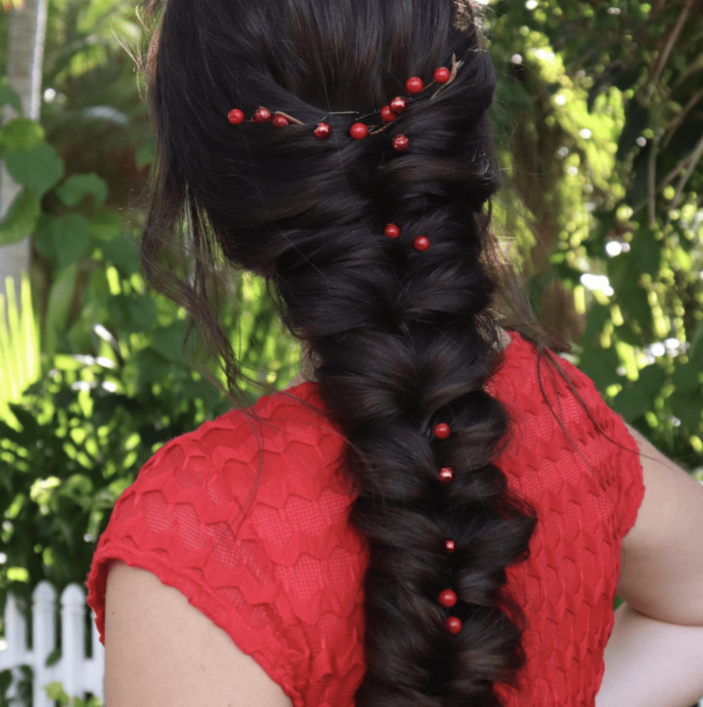 Holiday Updo by Vanessa Ospina - hairloveuniversity.com